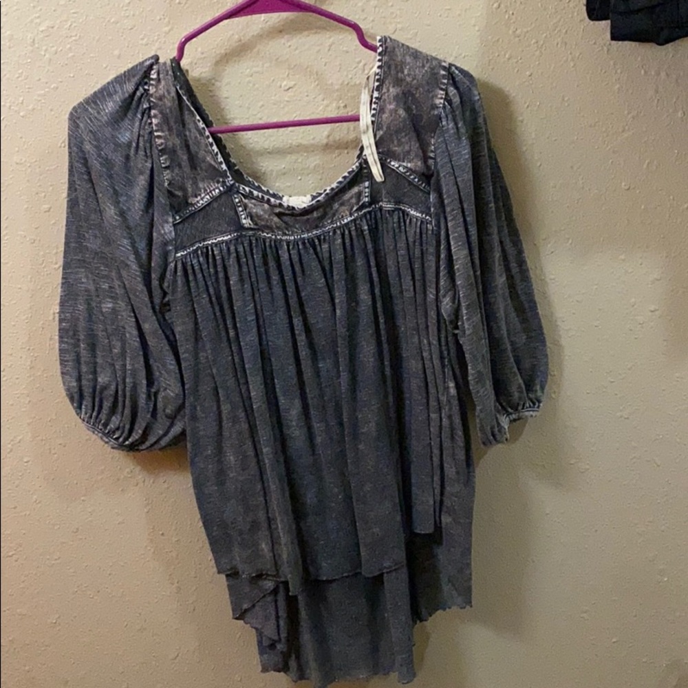 Rustic flowy shirt